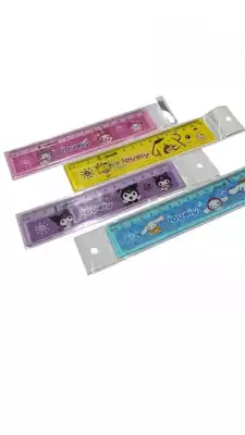 Линейка 9215, 10 см, 1 шт, пластик,